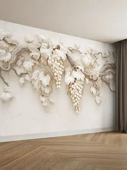 Виноград, 3D-барельеф