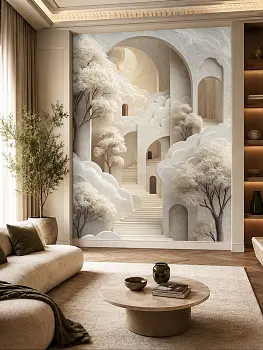 Арка, 3D-барельеф
