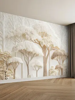 Лес, 3D-барельеф