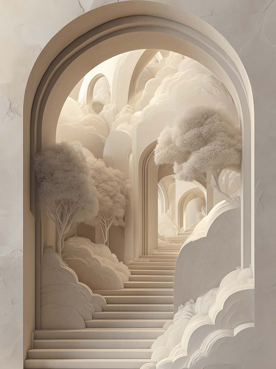 Арка, 3D-барельеф