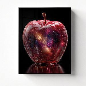 Космос в красном яблоке
