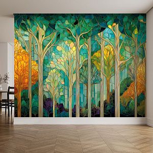 Витражный лес