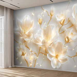 Цветы с подсветкой