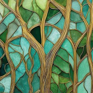 Витражный лес