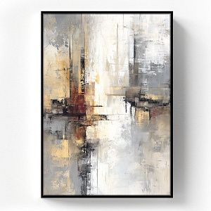 Абстракция штукатуркой