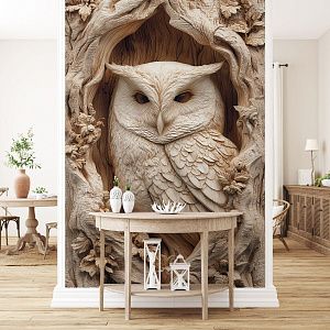 Филин Барельеф