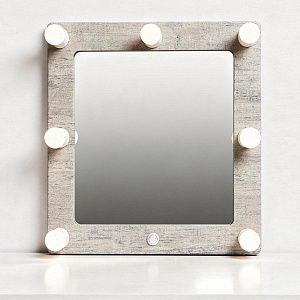 Гримерное зеркало, квадратное малое