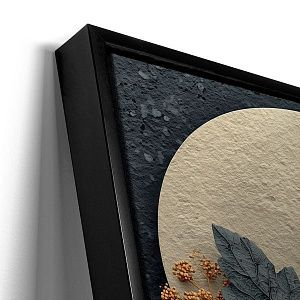 Цветы на черном фоне