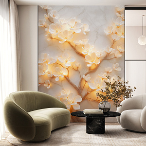 Цветы с подсветкой