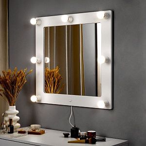 Гримерное зеркало, квадратное большое