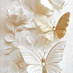 Узор  из бабочек