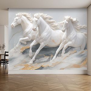 Мраморные лошади