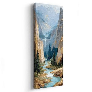 Водопад в горах