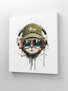 Кот-хипстер