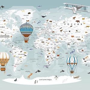 Карта мира для детей