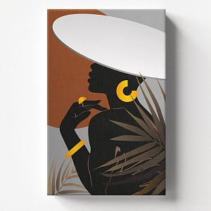 Африканка в стиле этно