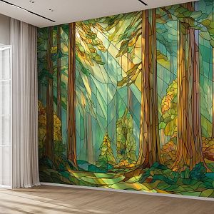 Витражный лес