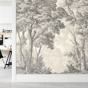 Лес в стиле винтаж