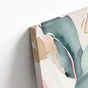 Листья в пастельных тонах