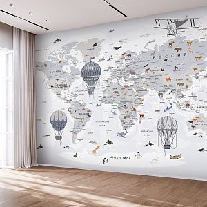 Карта мира для детей