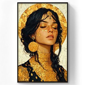 Девушка в золоте