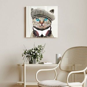 Кот в берете