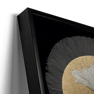 Цветы на черном фоне