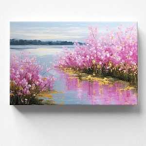 Розовый ручей