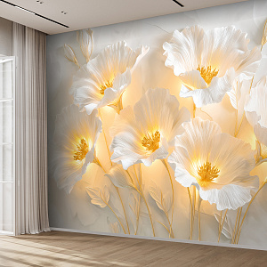 Цветы с подсветкой