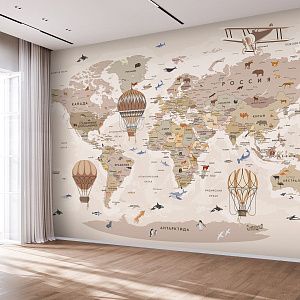 Карта мира для детей