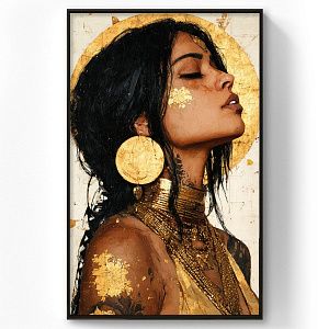 Девушка в золоте