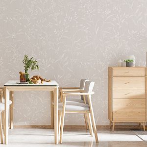 Обои FLORA, Бежевые цветы