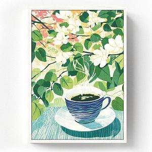 Завтрак в саду