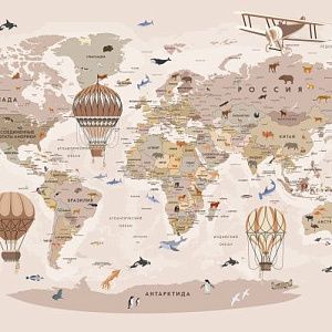 Карта мира для детей