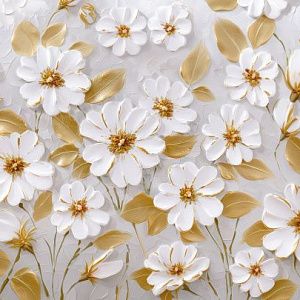 Золотые ромашки