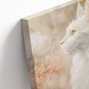 Белая кошка