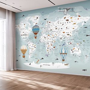 Карта мира для детей