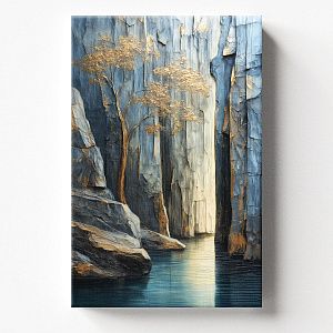 Река в скалах