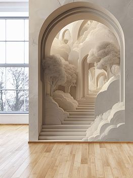 Арка, 3D-барельеф