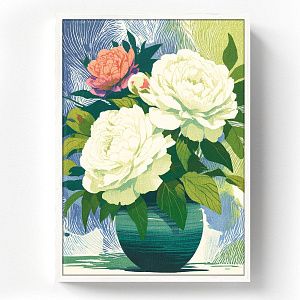 Букет пионов