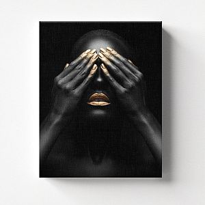 Золотой макияж