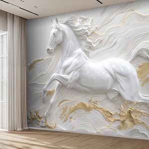 Мраморная лошадь
