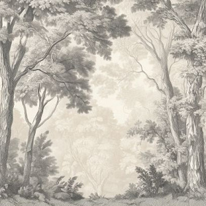 Лес в стиле винтаж