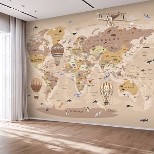 Карта мира для детей