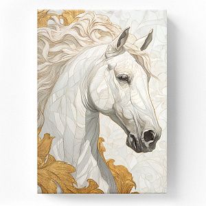 Белая лошадь