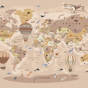 Карта мира для детей
