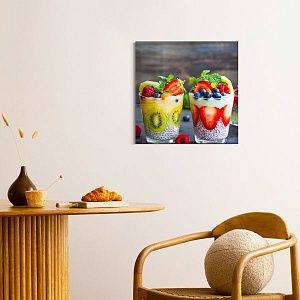 Смузи из ягод и чиа