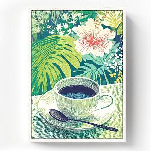 Завтрак в саду