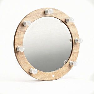 Круглое гримерное зеркало