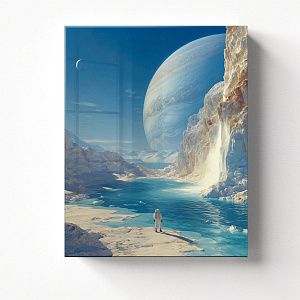 Космонавт на спутнике Юпитера